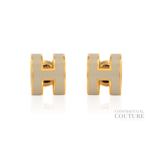Marron Glacé Mini Pop H Earrings
