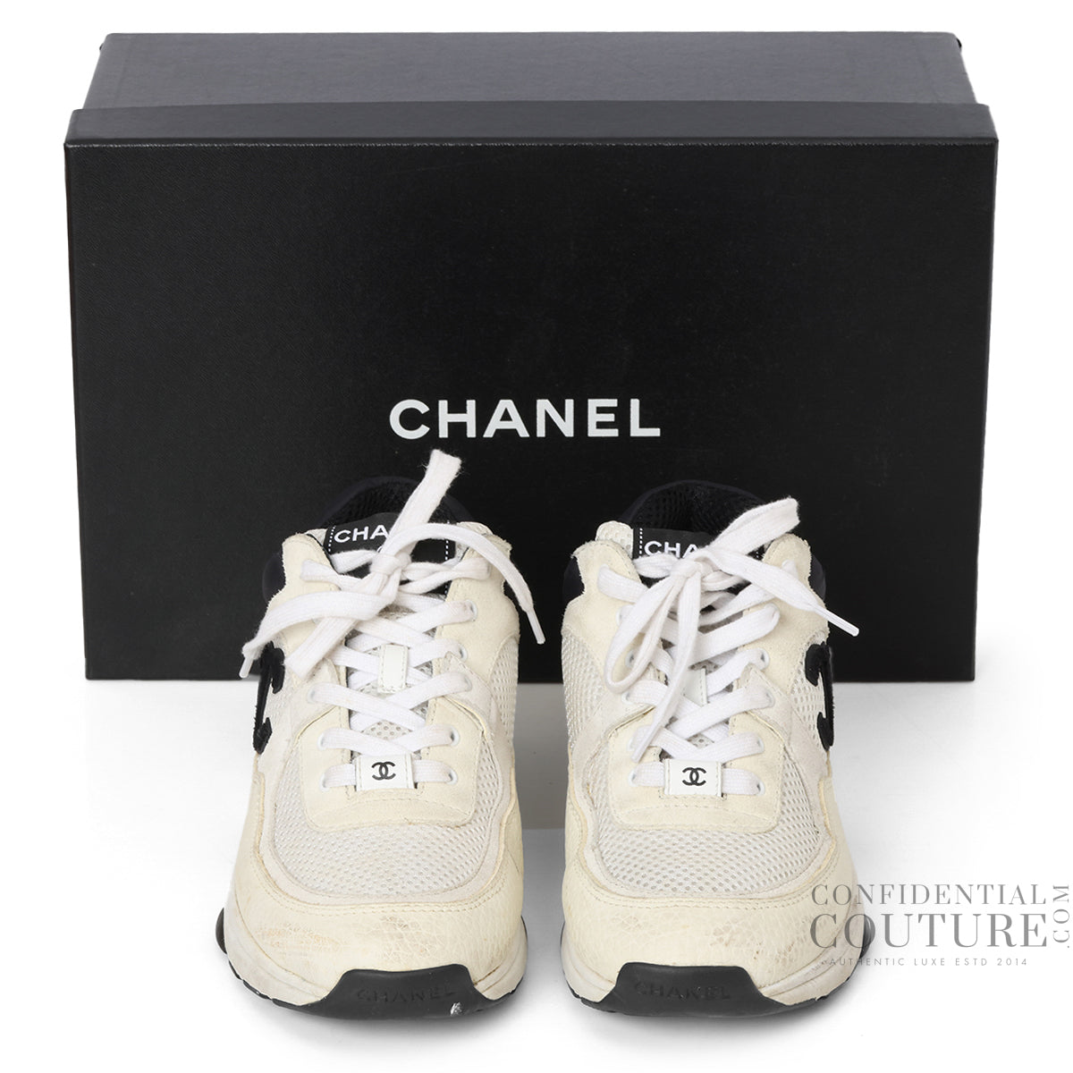 White & Black Rev Sneakers EU 39.5 | US 9.5 | UK 6.5