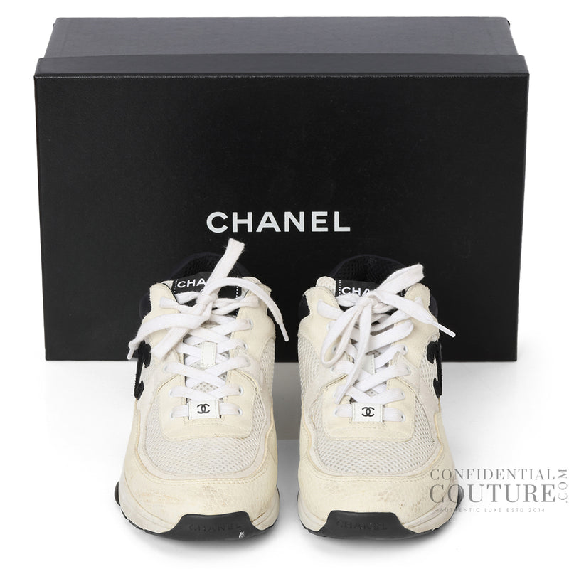 White & Black Rev Sneakers EU 39.5 | US 9.5 | UK 6.5