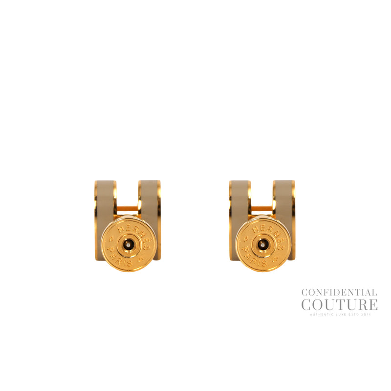Marron Glacé Mini Pop H Earrings