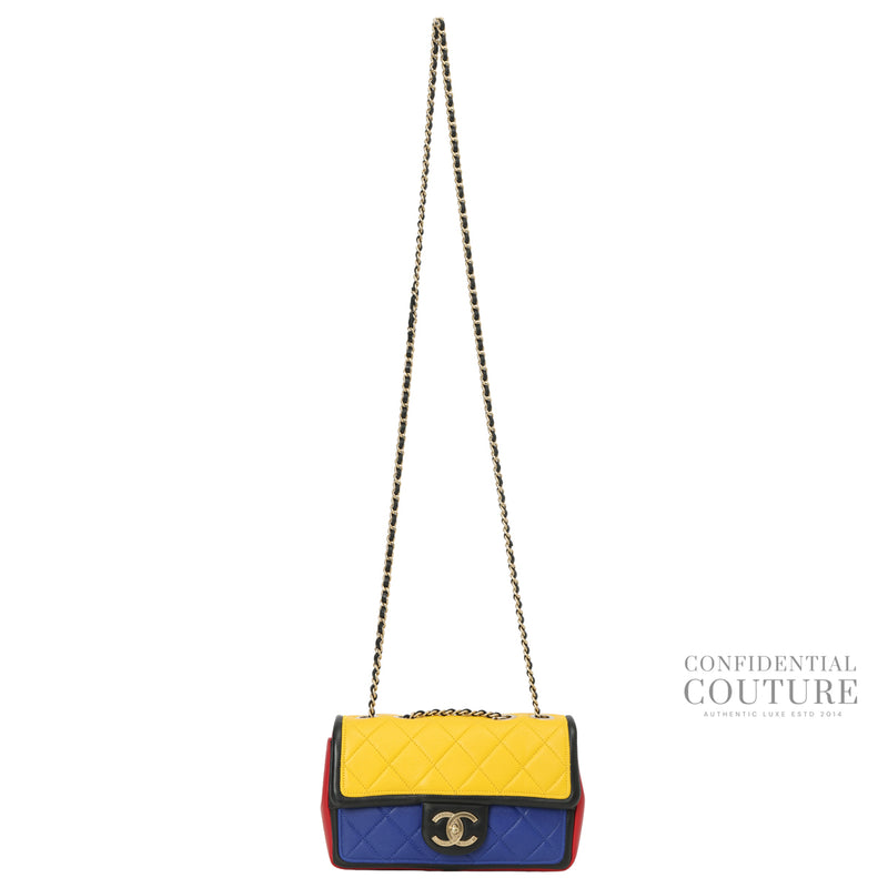 Matelasse Mondrian Multicolor Shoulder Bag
