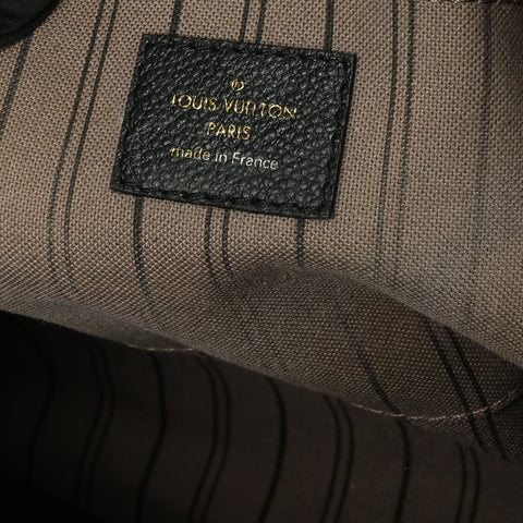 Black Monogram Empreinte Montaigne MM Bag
