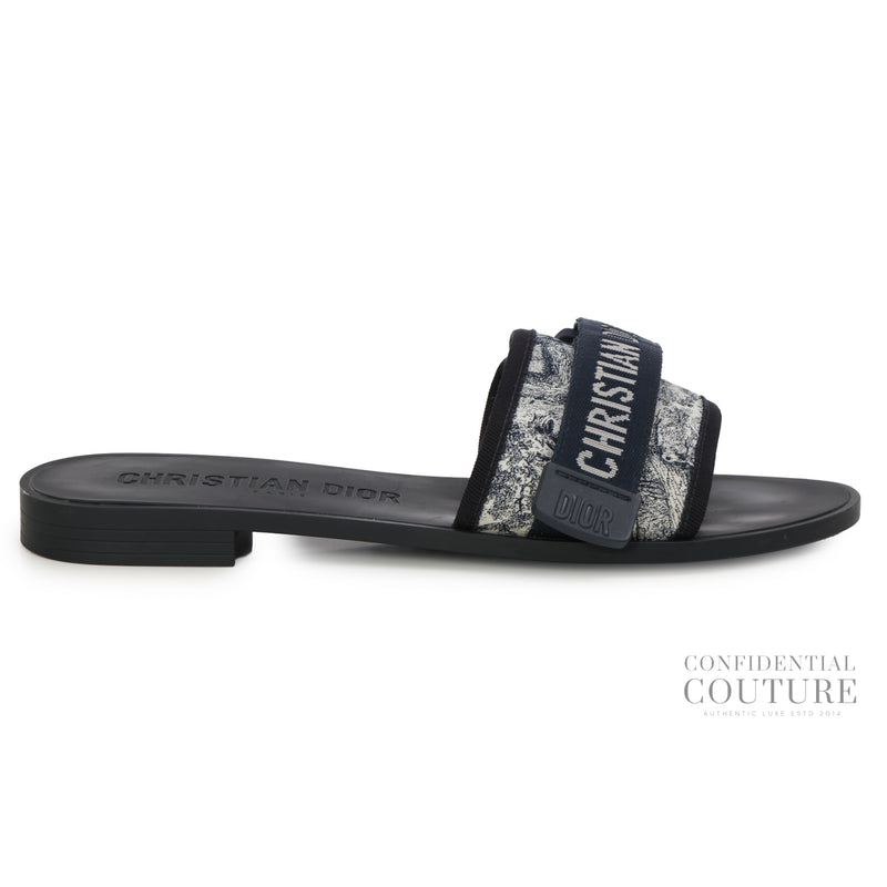 (r)evolution Navy/White Slides | EU 38 | US 8 | UK 5