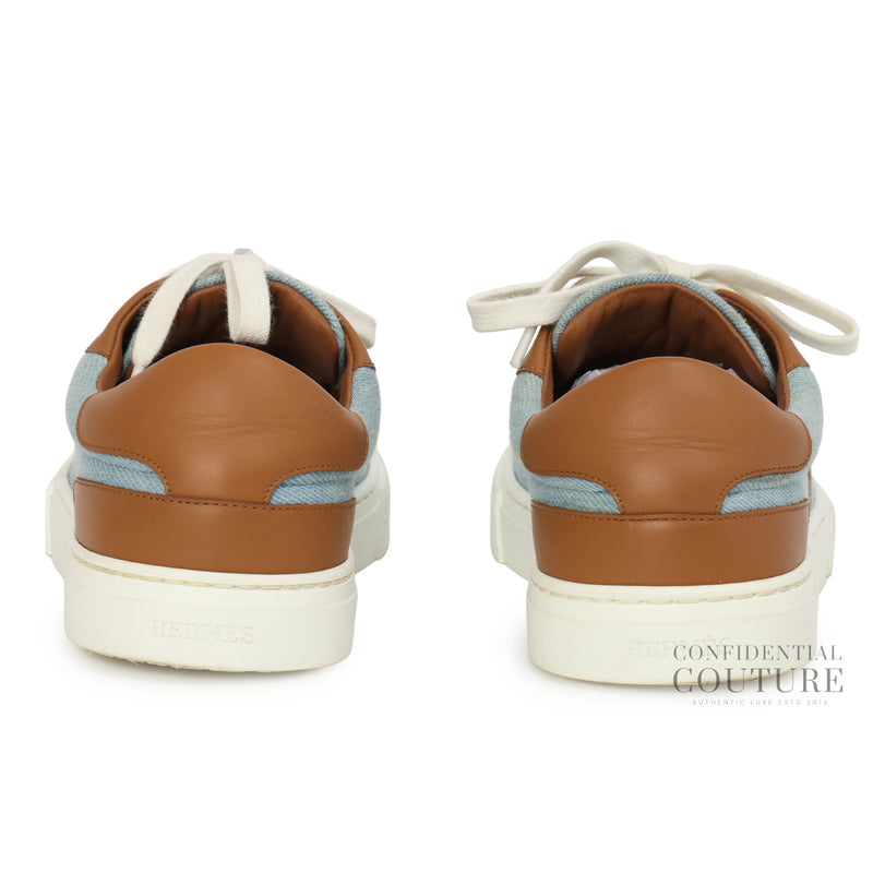 Light Blue/Tan Canvas Day Sneakers EU 36 | US 5.5 | UK 3.5