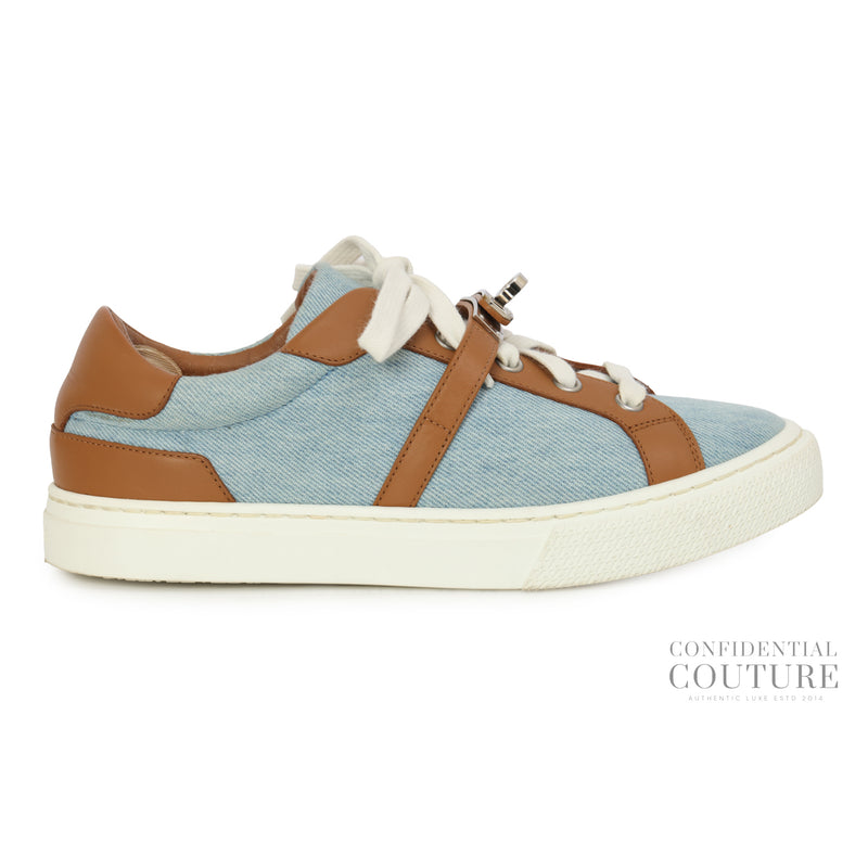 Light Blue/Tan Canvas Day Sneakers EU 36 | US 5.5 | UK 3.5