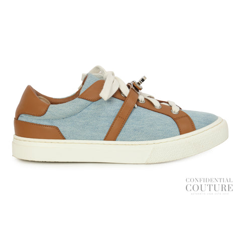 Light Blue/Tan Canvas Day Sneakers EU 36 | US 5.5 | UK 3.5