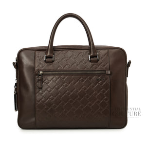 Ticon Brown Leather Briefcase