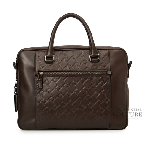 Ticon Brown Leather Briefcase
