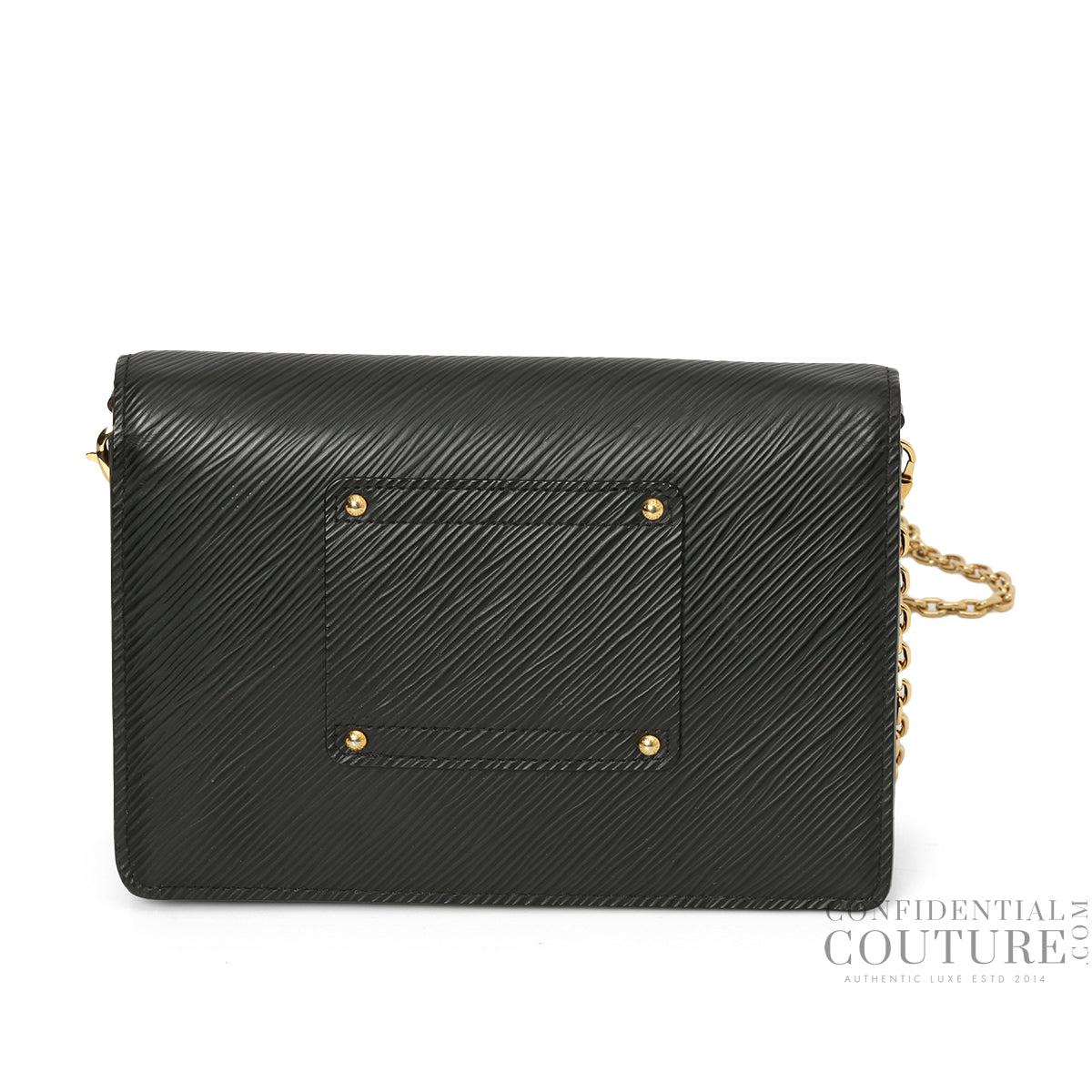 Black Twist Wallet On Chain Bag