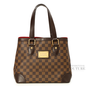 Hampstead PM Damier Ebene Canvas Tote