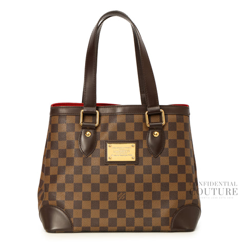 Hampstead PM Damier Ebene Canvas Tote
