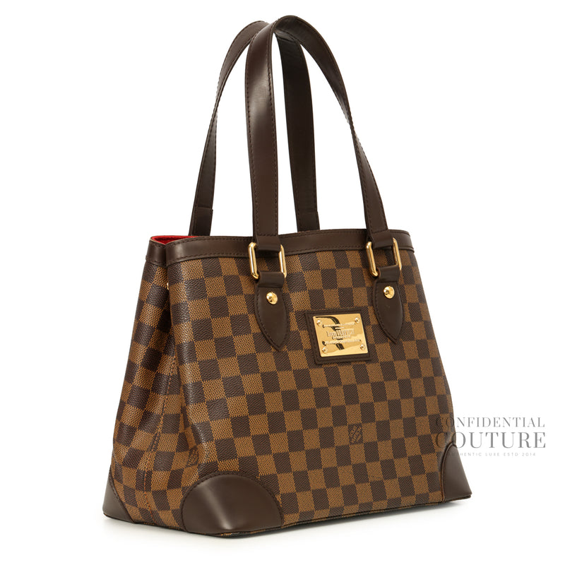 Hampstead PM Damier Ebene Canvas Tote