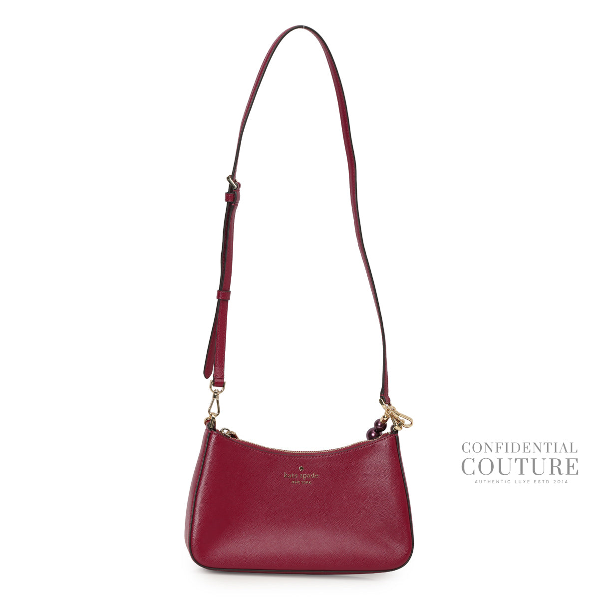 New York Madison Faux Pearl Medium Convertible Crossbody