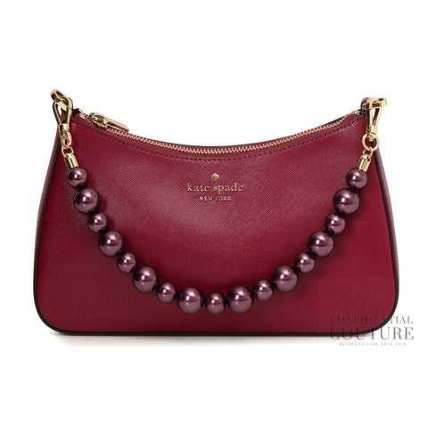 New York Madison Faux Pearl Medium Convertible Crossbody