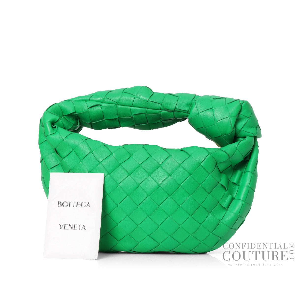 Green Jodie Braided Mini Hobo Bag