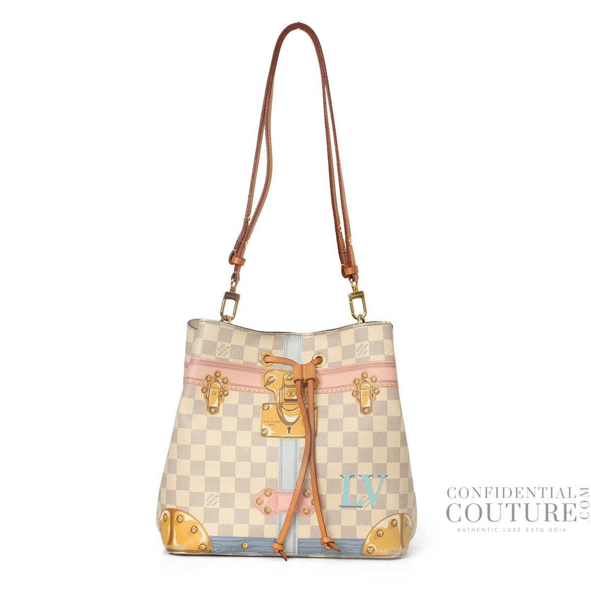 Damier Azur Summer Trunks Neonoe Bag