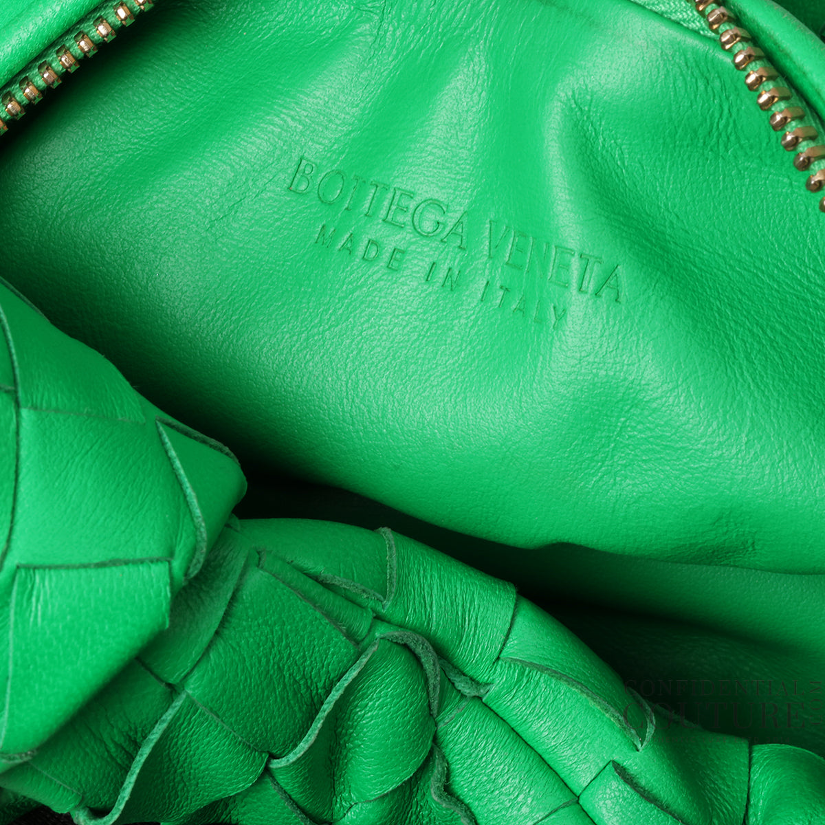 Green Jodie Braided Mini Hobo Bag