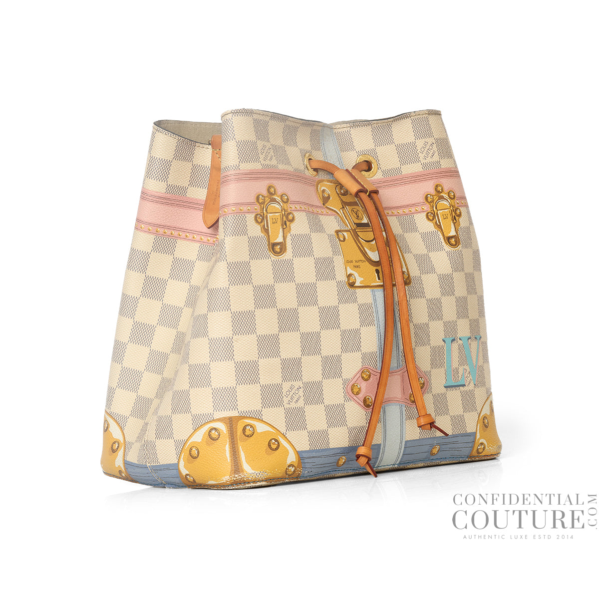 Damier Azur Summer Trunks Neonoe Bag