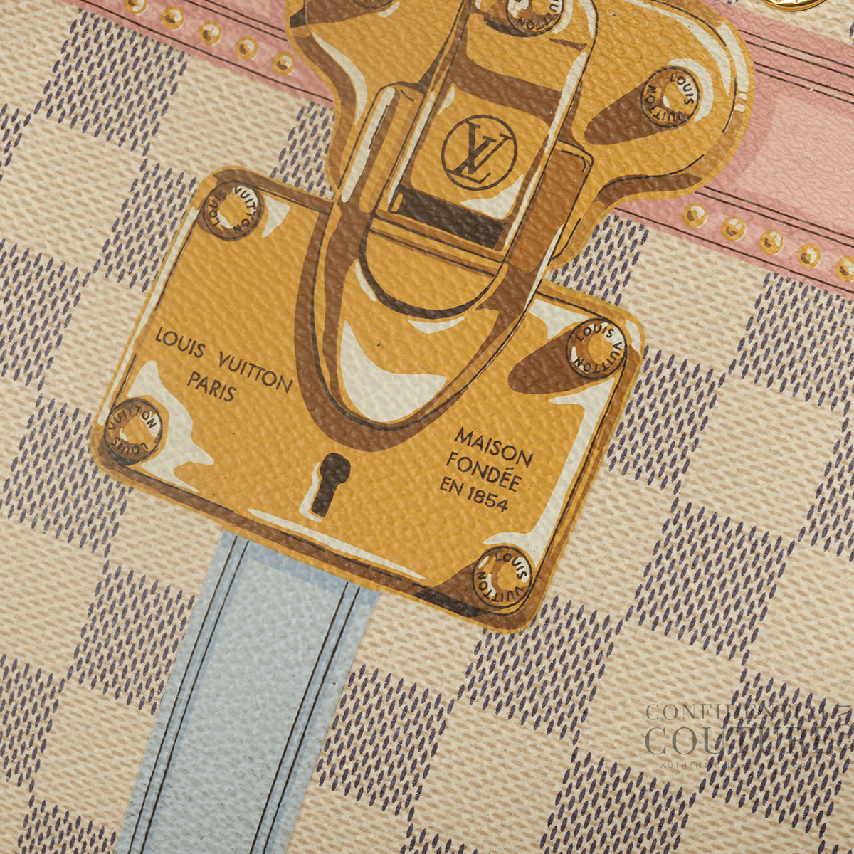 Damier Azur Summer Trunks Neonoe Bag