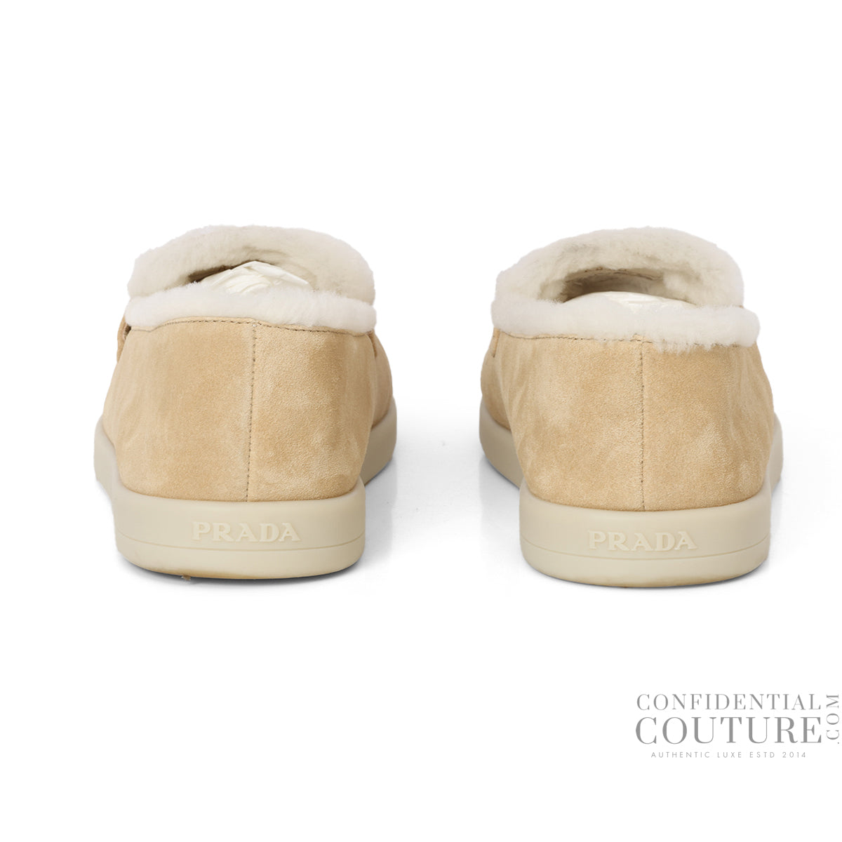Desert St Tropez Suede & Shearling Loafers EU 39 | UK 5 | US 6