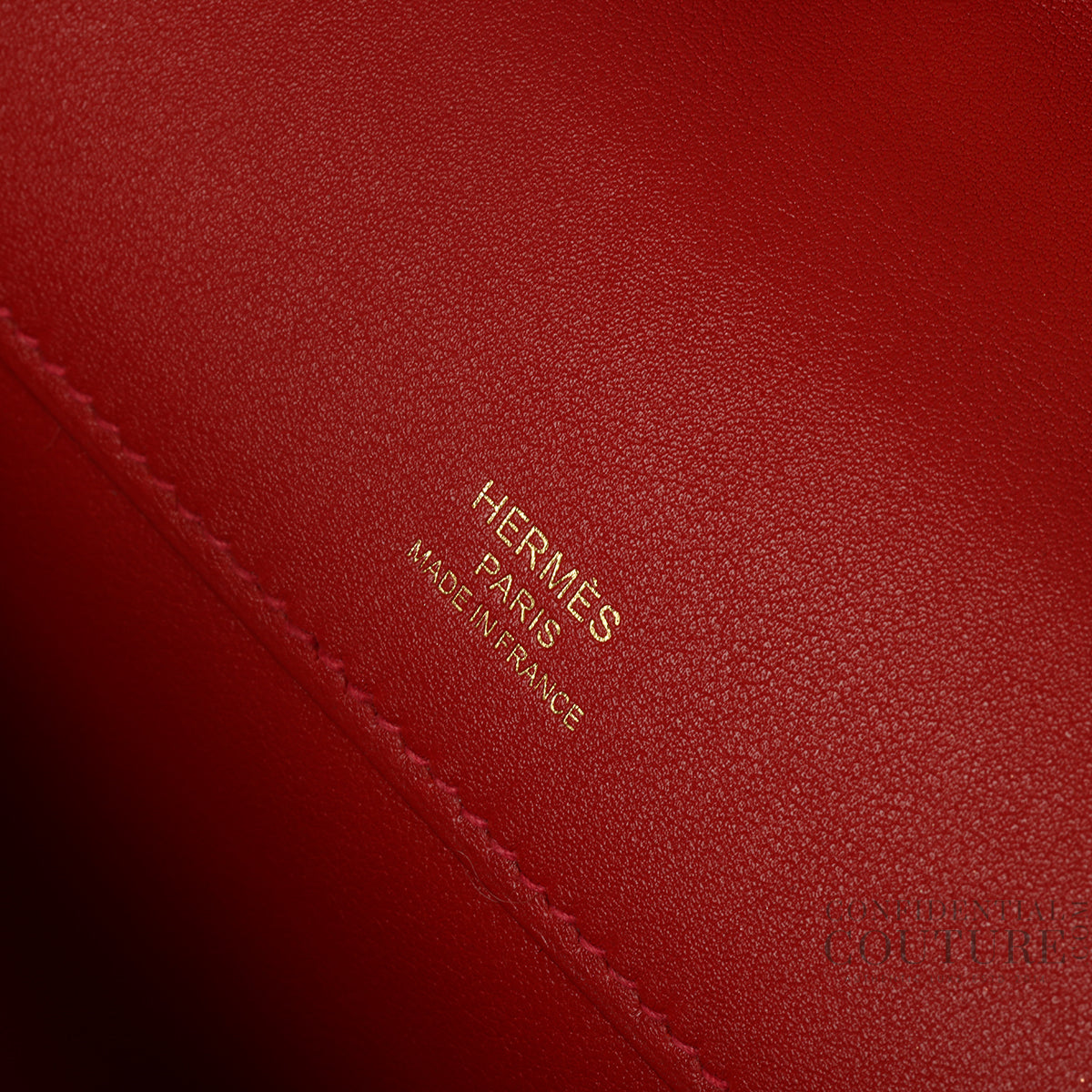Kelly Cut Rouge Casaque Swift Gold Hardware
