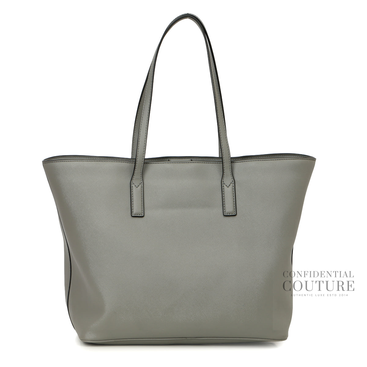 Grey Luggage Tag Tote Bag