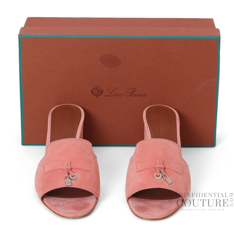 Halite Suede Goatsking Summer Charms Sandal EU 39 | US 9 | UK 6
