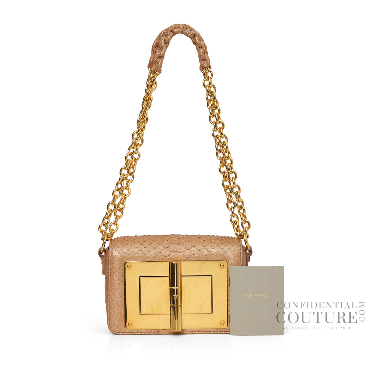 Natalia Pink Python Shoulder Bag
