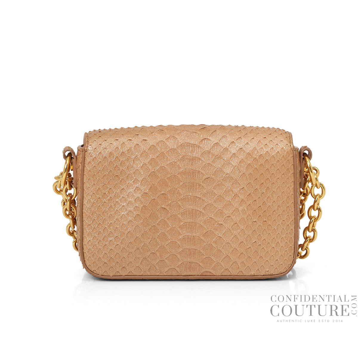 Natalia Pink Python Shoulder Bag