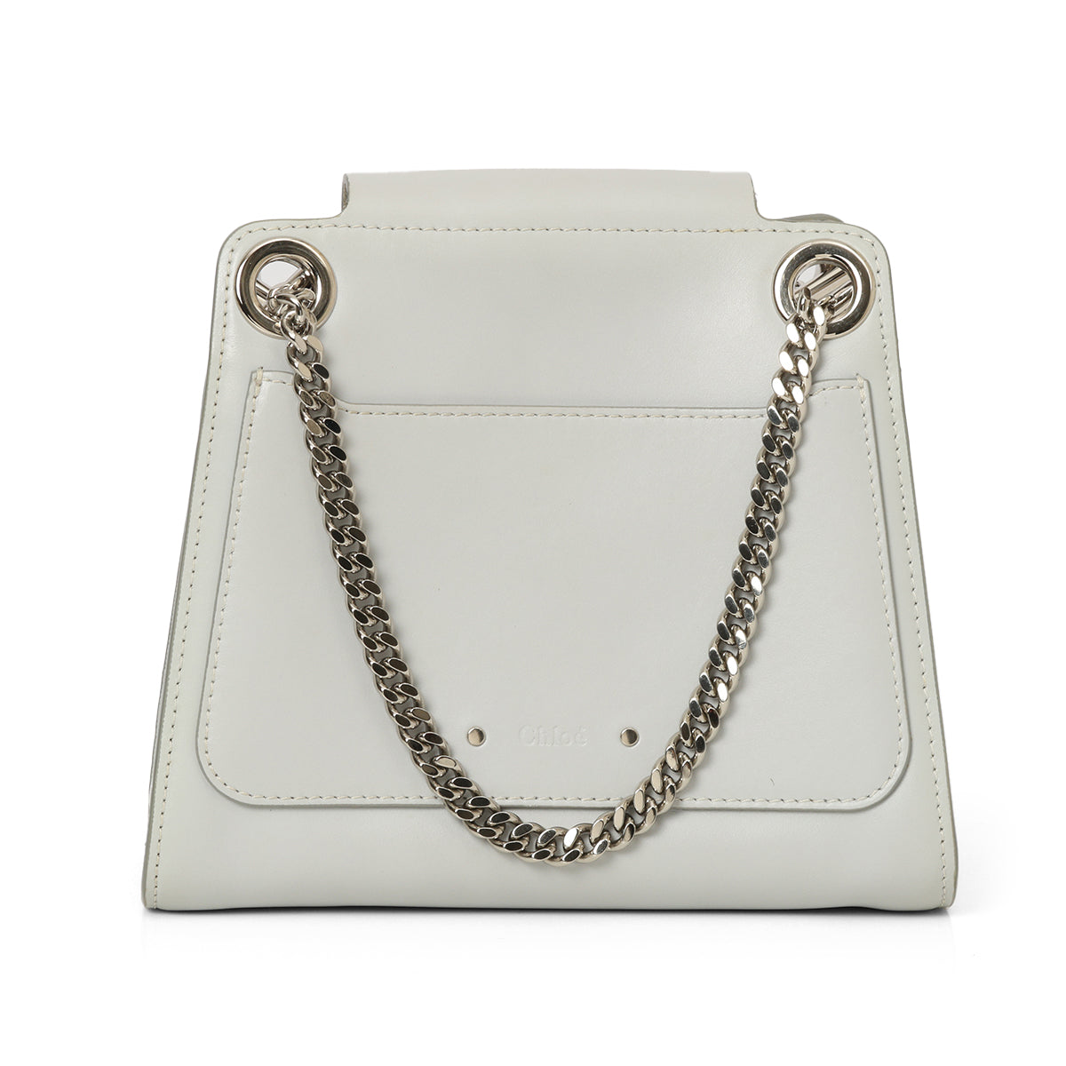 Light Cloud Smooth Leather Mini Annie Shoulder Bag