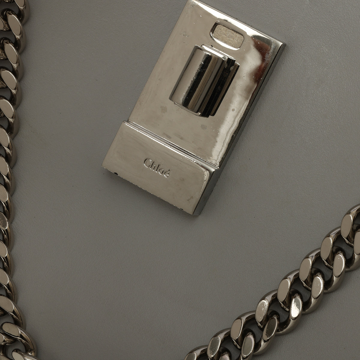 Light Cloud Smooth Leather Mini Annie Shoulder Bag