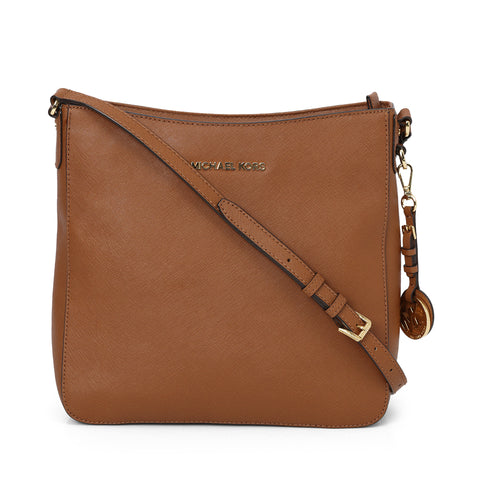 Tan Jet Set Travel Large Messenger Bag