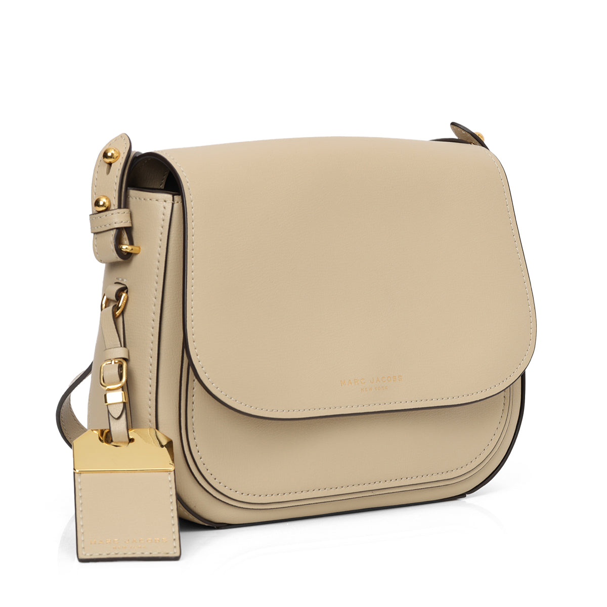Rider Nude Leather Crossbody Bag