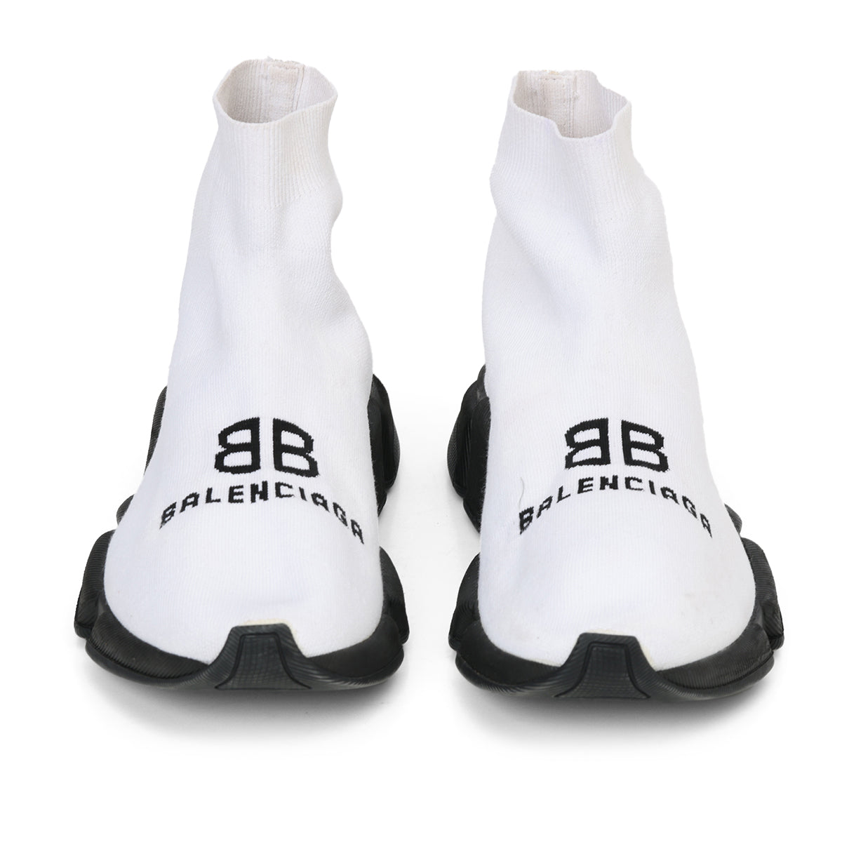 Speed Recycled White/Black Trainers UK 9