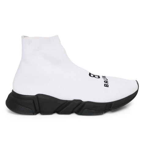 Speed Recycled White/Black Trainers UK 9