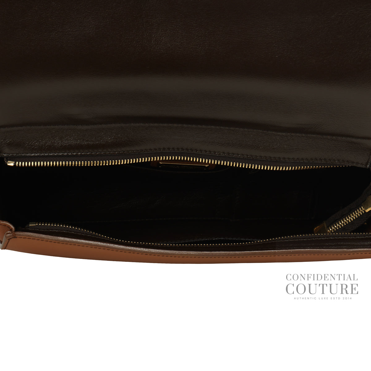 Tan Leather Medium Sofia Top Handle Bag