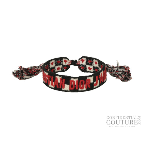 J'adior Woven Band Black & White