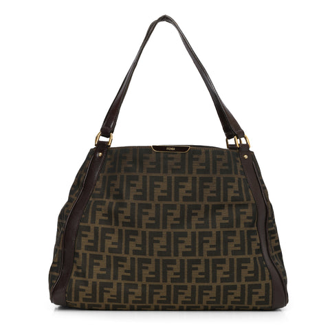 Tobacco Zucca Brown Canvas Chef Shoppers Tote Bag