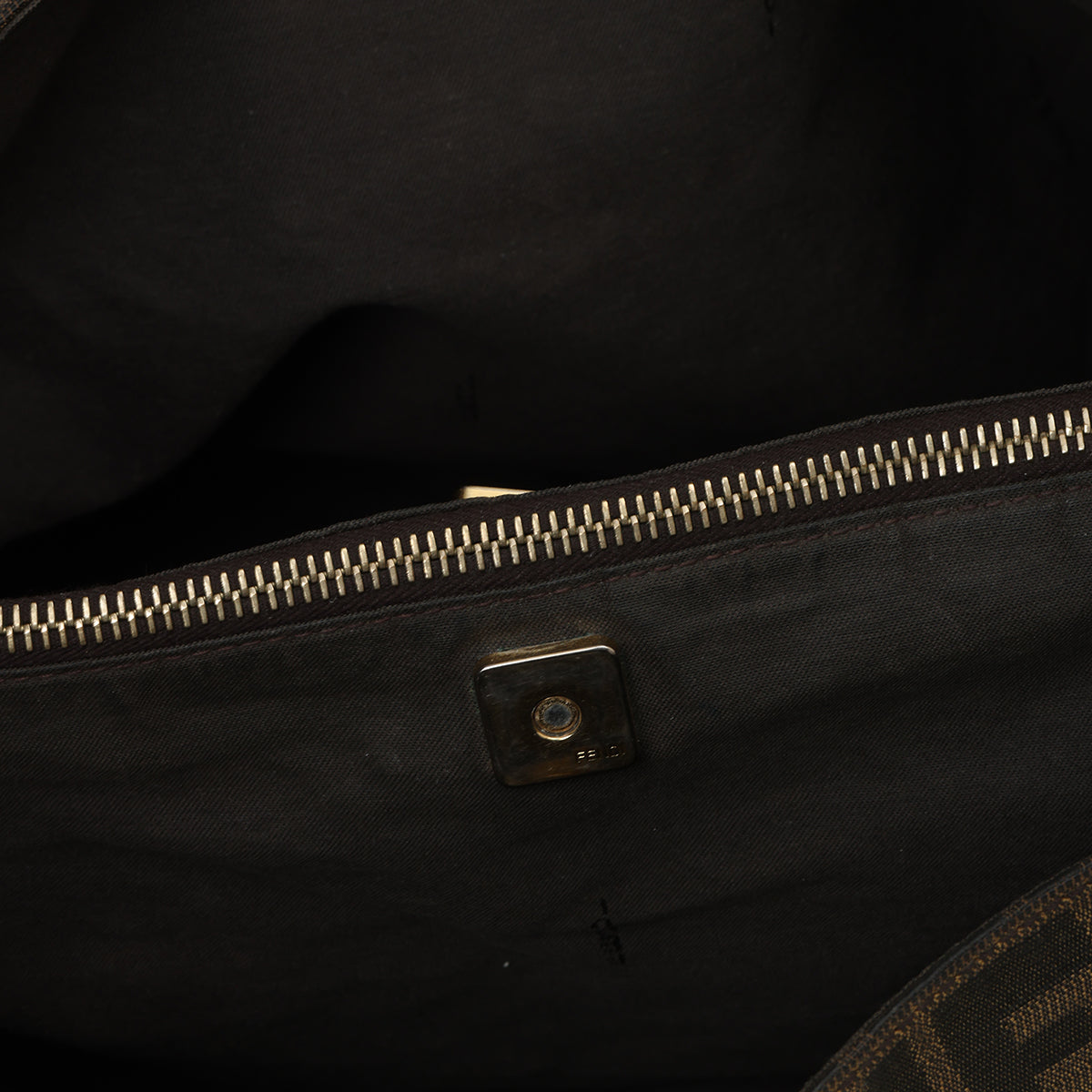 Tobacco Zucca Brown Canvas Chef Shoppers Tote Bag