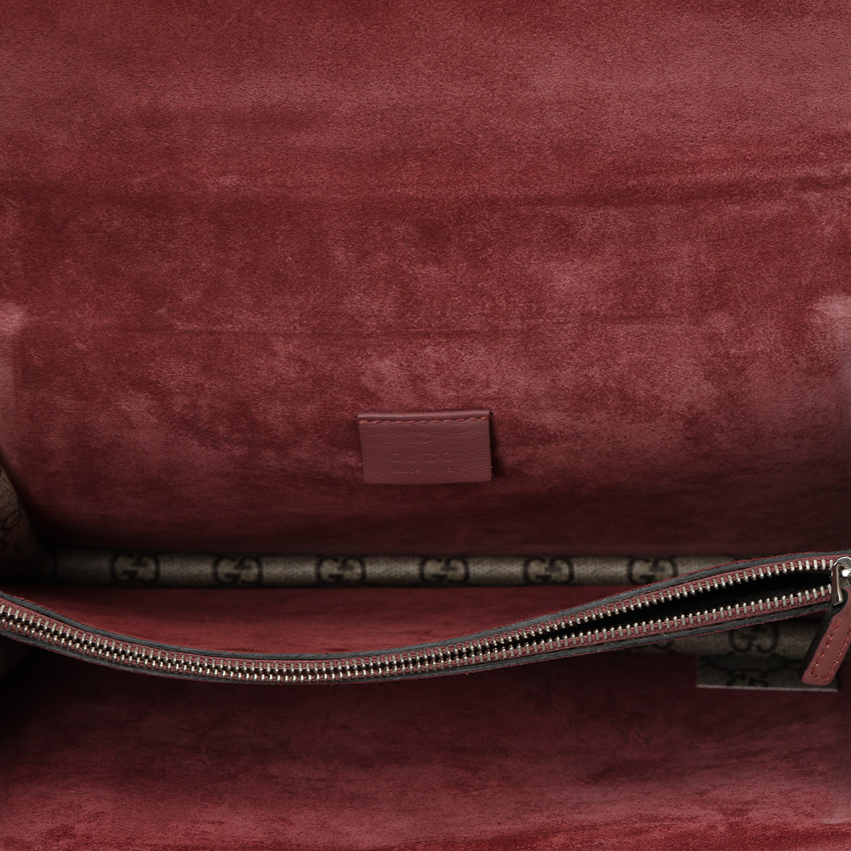 GG Supreme Maroon & Beige Blooms Medium Dionysus Shoulder Bag