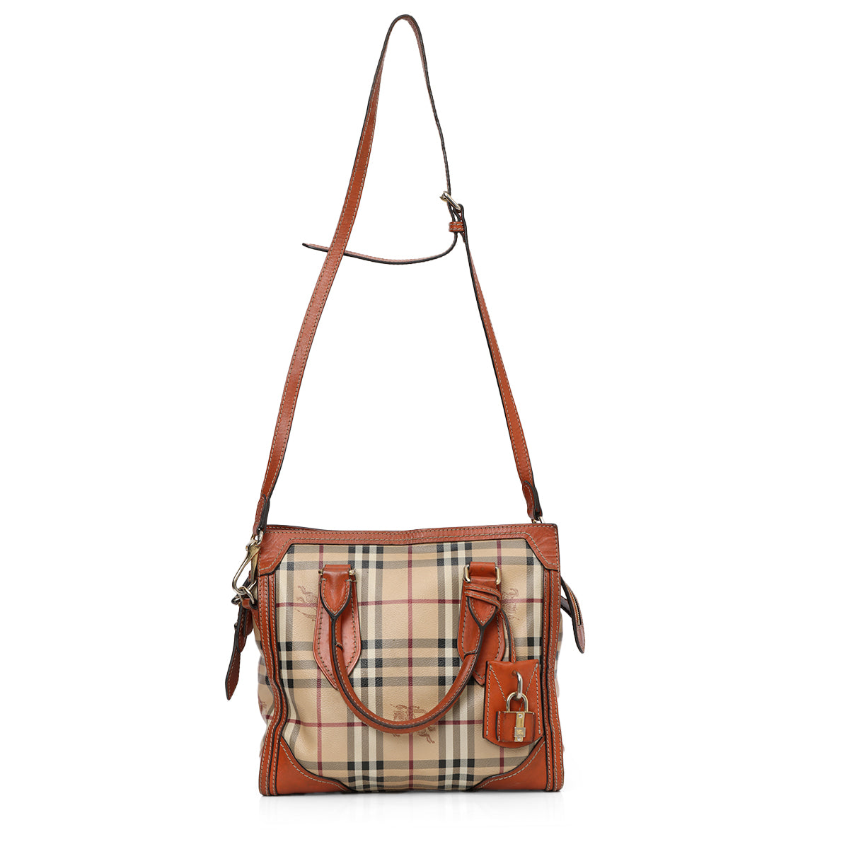 London Beige and Rust Haymarket Small Honeywood Tote