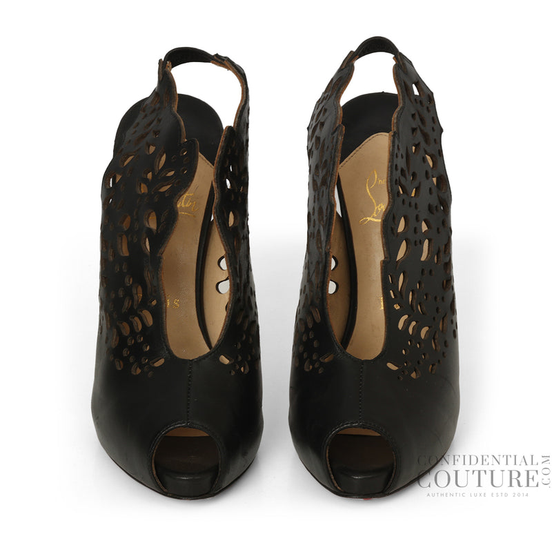 Black Leather Markesling 120 Pumps EU 36 | UK 3 | US 6