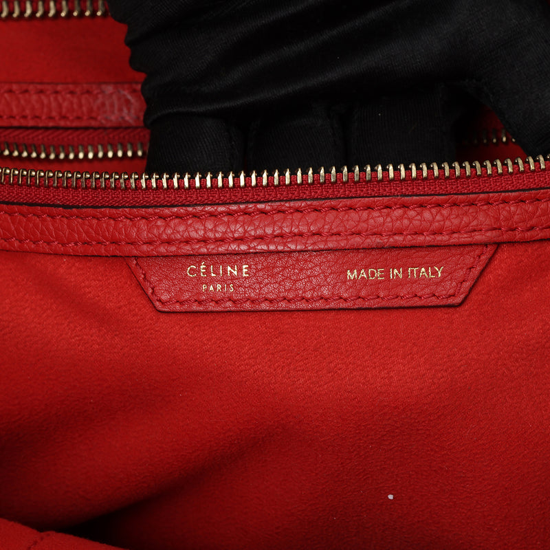 Celine red Luggage bag