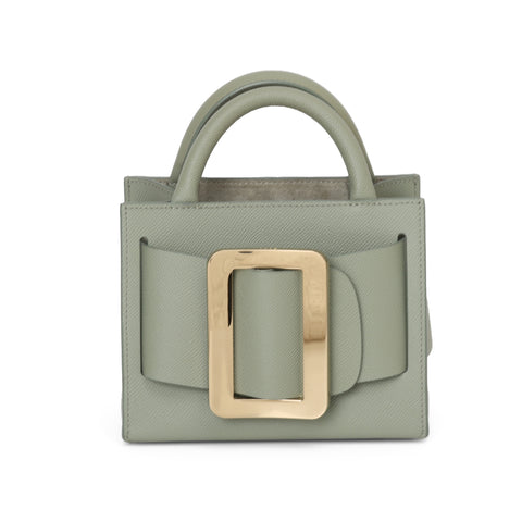 18 Buckle Seafoam Epsom Leather Handbag