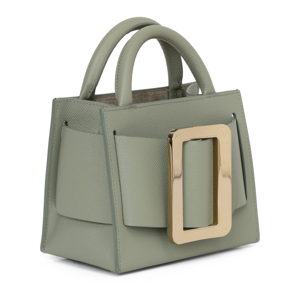 18 Buckle Seafoam Epsom Leather Handbag