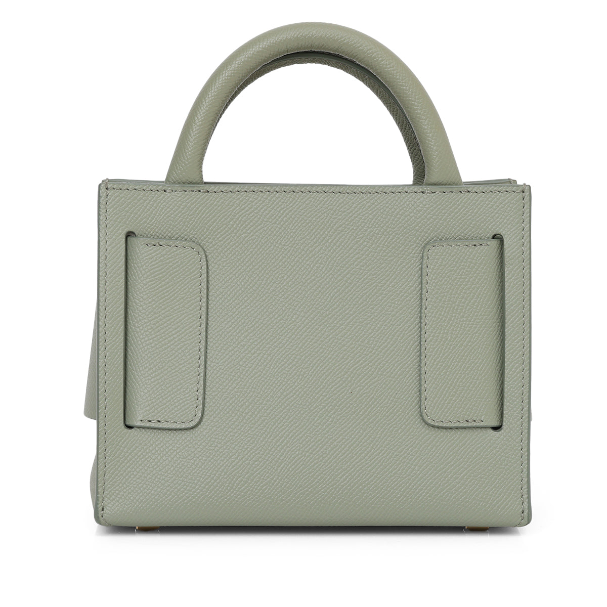 18 Buckle Seafoam Epsom Leather Handbag