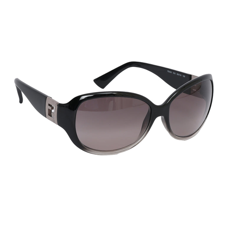 Women gucci bronze metal frame gradient tint crystal gg sunglasses 2820