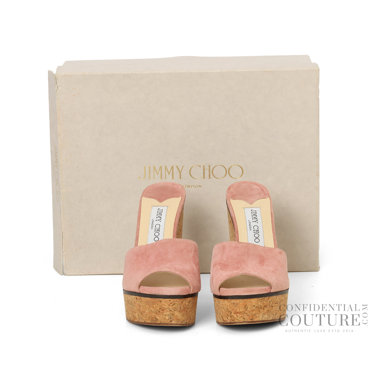 Deedee Pink Suede wedge sandals EU 35.5 | UK 2.5 | US 5.5