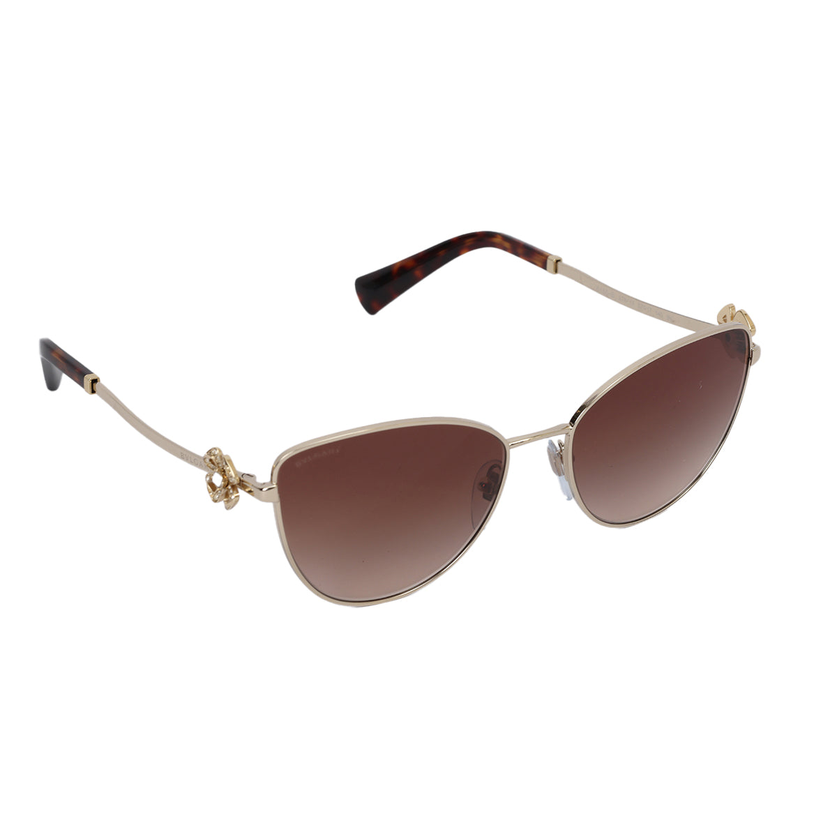 Cat eye Gold / Brown Gradient Sunglasses