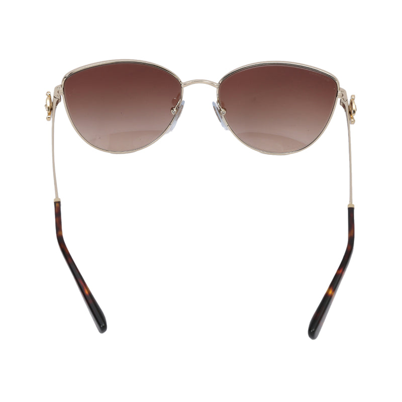 Cat eye Gold / Brown Gradient Sunglasses